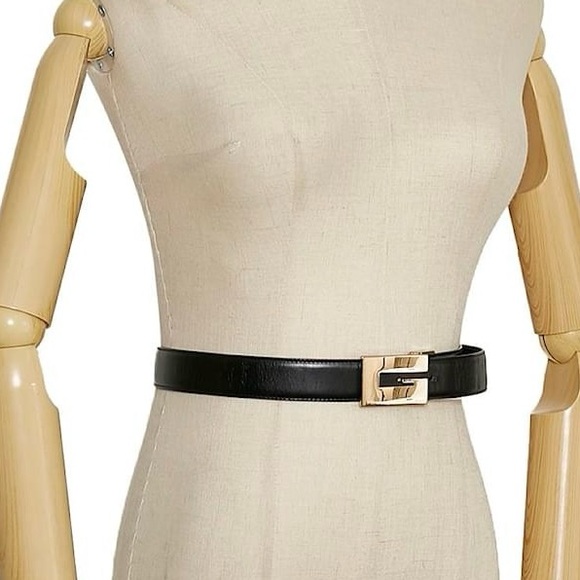 GUCCI SQUARE G BUCKLE REVERSIBLE CALFSKIN LEATHER BELT main image 6
